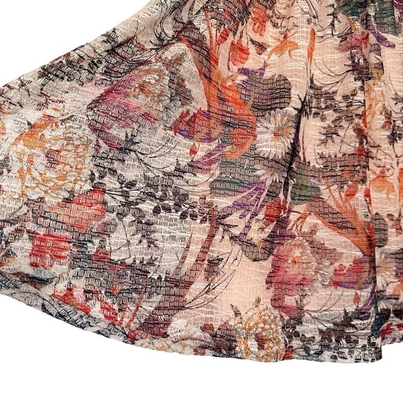 ANTHROPOLOGIE MAEVE MACKENZIE FLORAL FIT AND FLARE LACE DRESS SIZE 2 - Picture 8 of 16